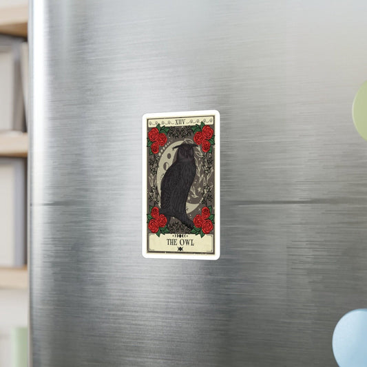 Owl Tarot Card Sticker 3" x 4"