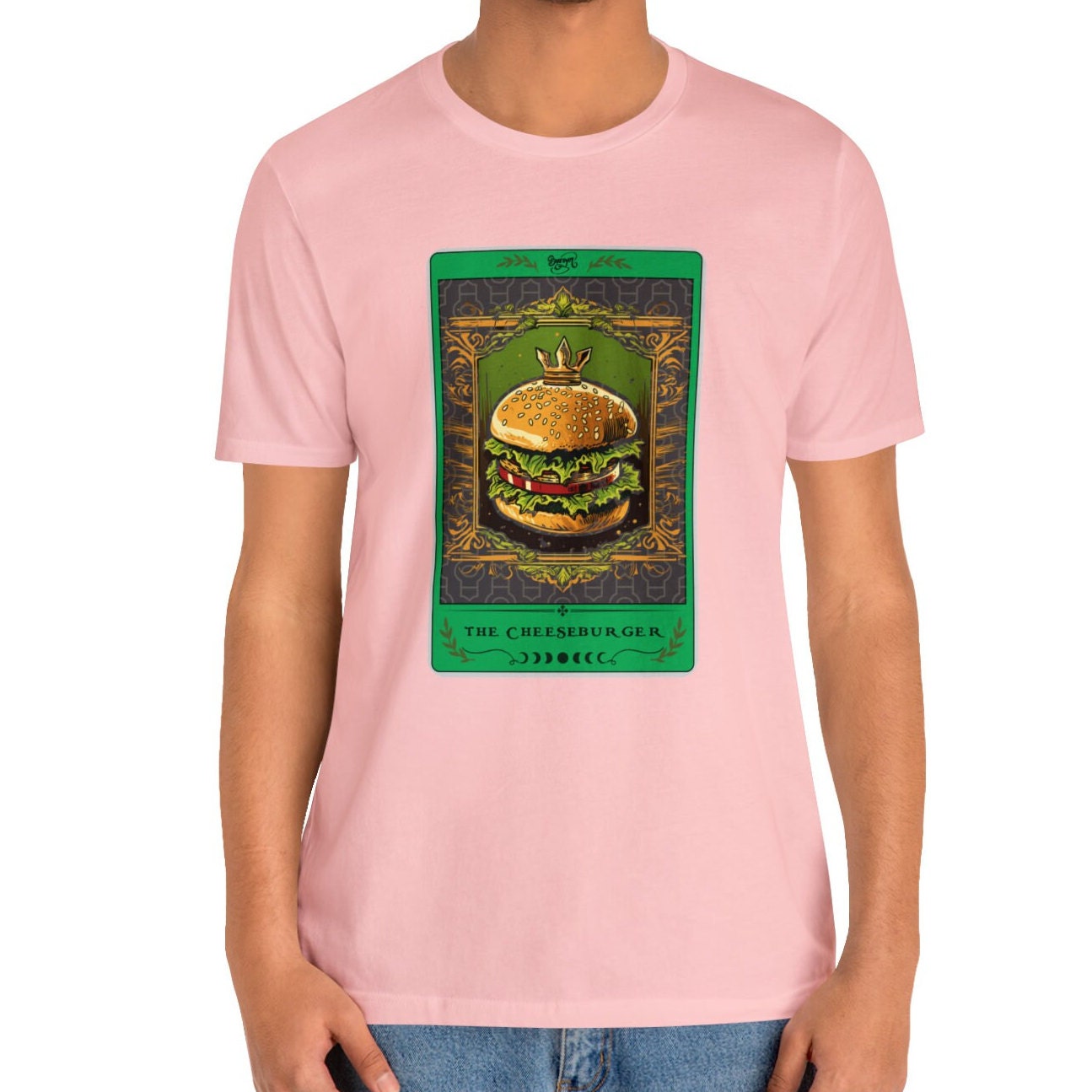 Cheeseburger Tarot Card Shirt