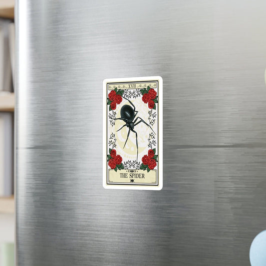 Spider Tarot Card Sticker, 3" x 4"