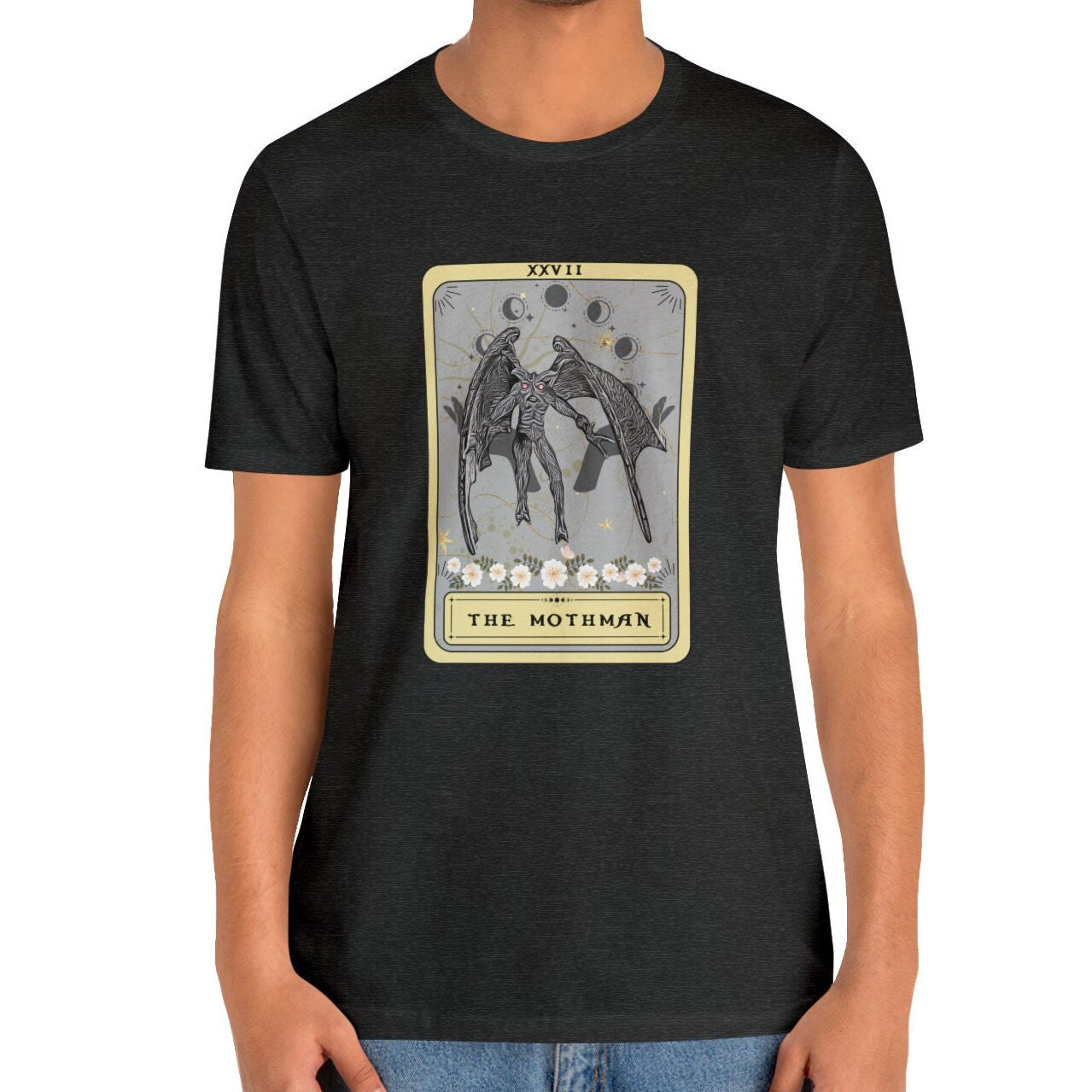 MothmanTarot Card T-Shirt