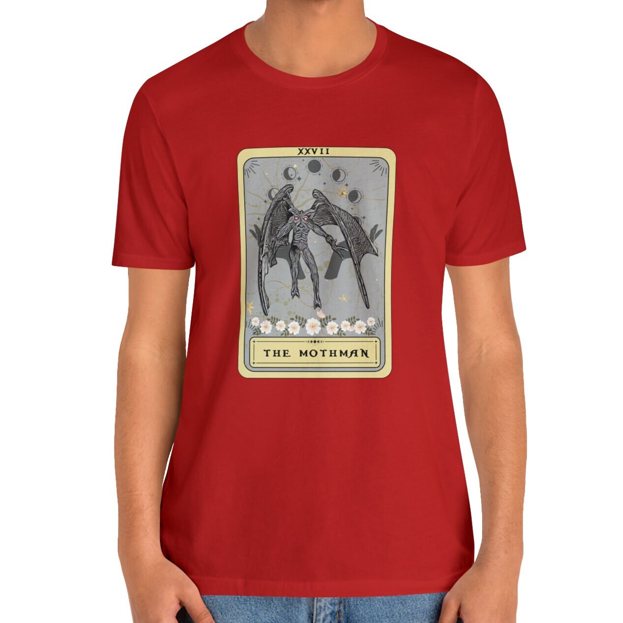 MothmanTarot Card T-Shirt