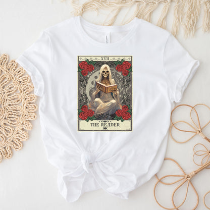 The Reader Tarot Card Shirt, Book Lover