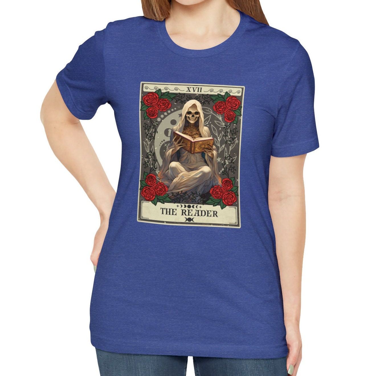 The Reader Tarot Card Shirt, Book Lover