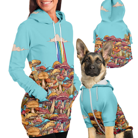 Dog Owner Matching Mushroom Hoodie