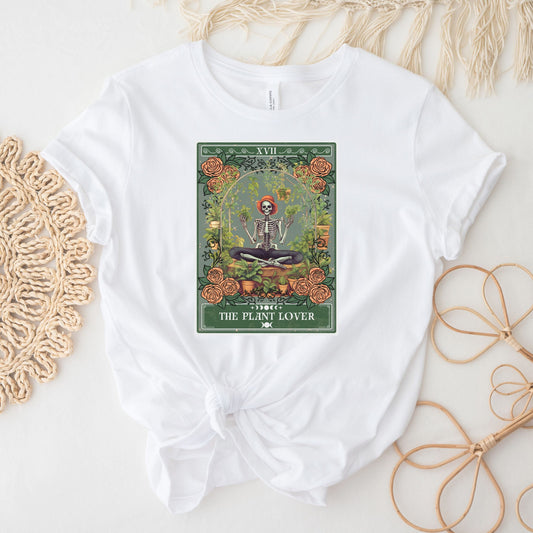 Plant Lover Tarot Card Shirt, Gardening