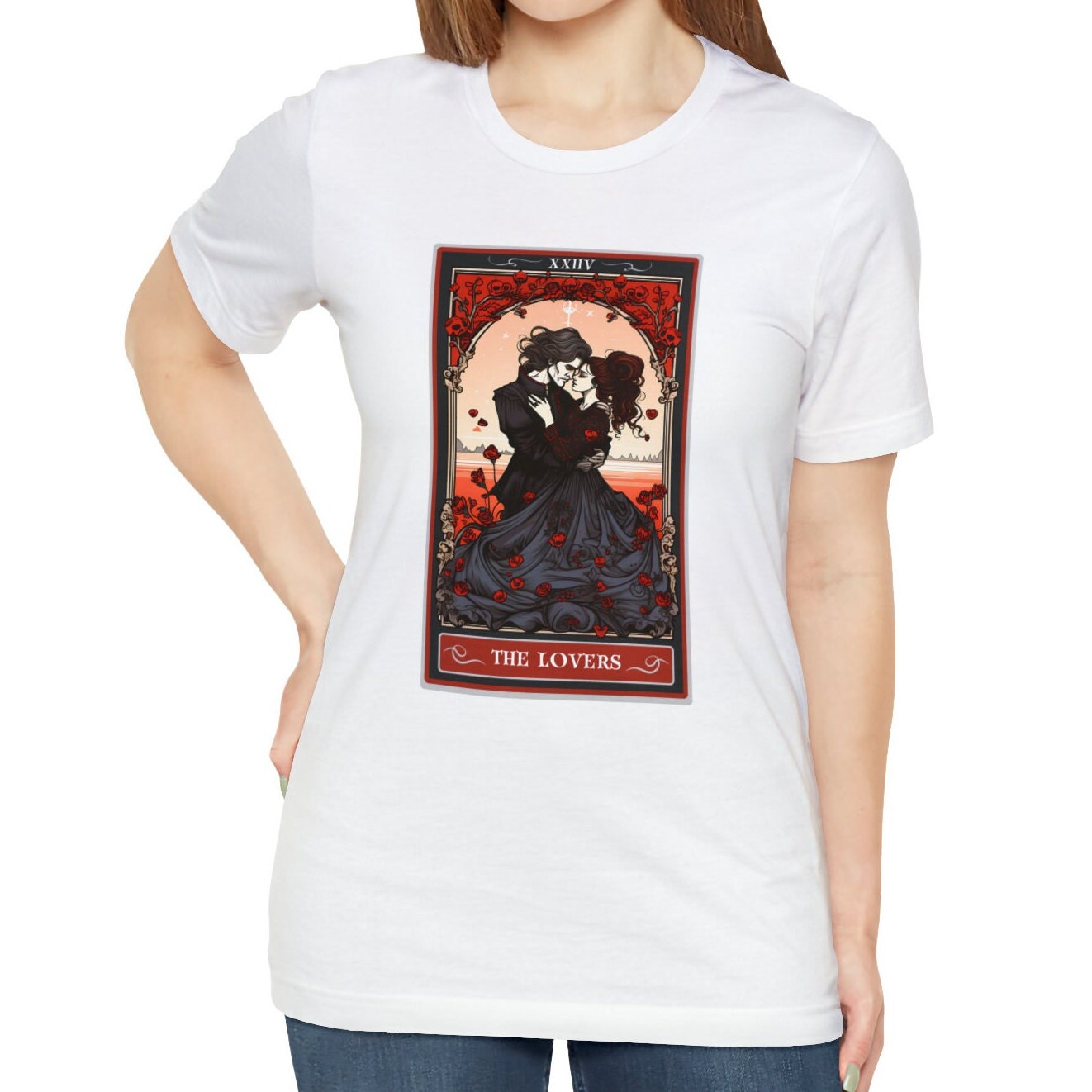 The Lovers Tarot Card Shirt, Valentines Day