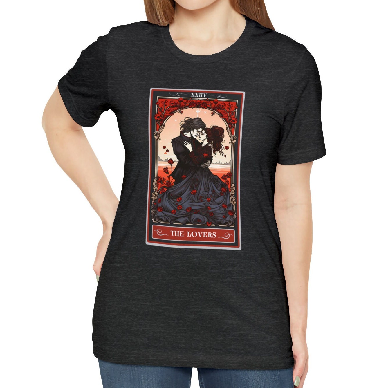 The Lovers Tarot Card Shirt, Valentines Day