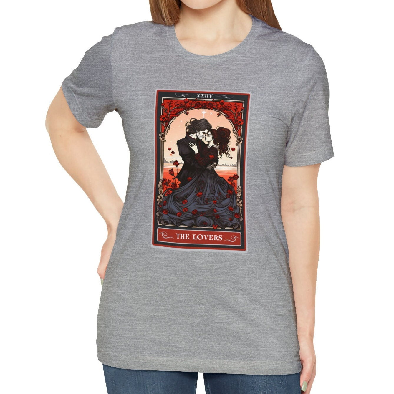 The Lovers Tarot Card Shirt, Valentines Day