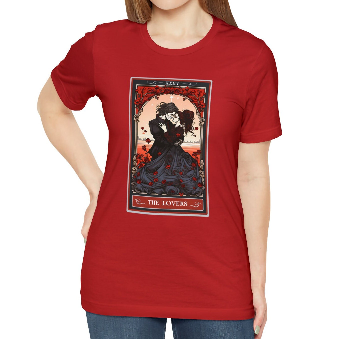 The Lovers Tarot Card Shirt, Valentines Day