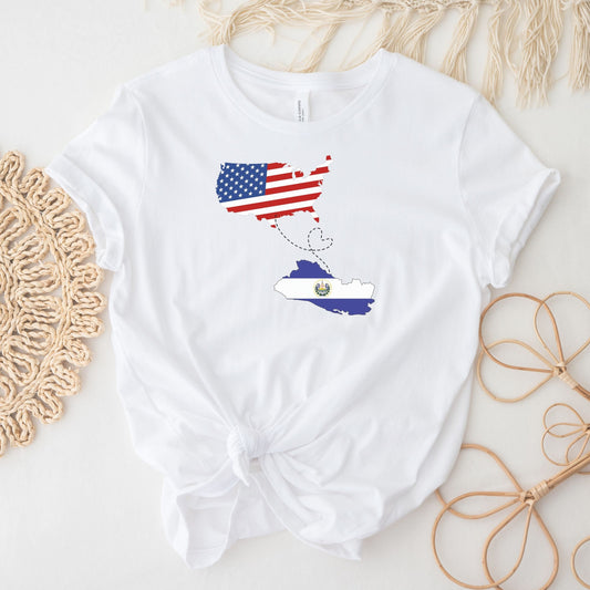El Salvador USA Shirt