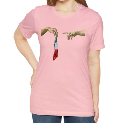 Italy Flag Shirt, The Creation of Adam