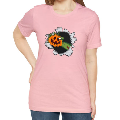Pumpkin Halloween Zombie Shirt