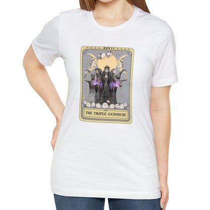 Hecate Triple Moon Goddess Tarot Card Shirt