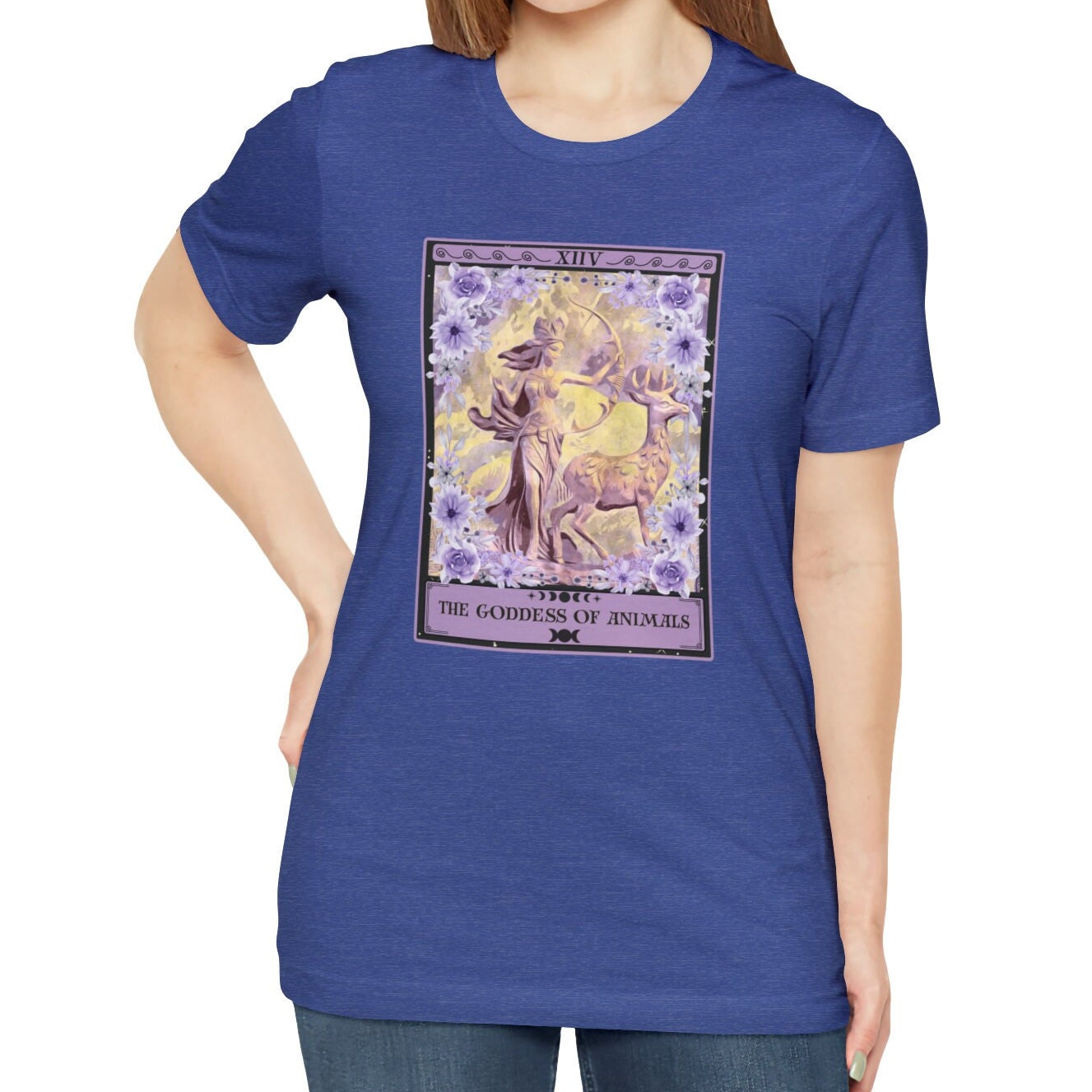 The Goddess of Animals Tarot Card Shirt, Artemis Goddess