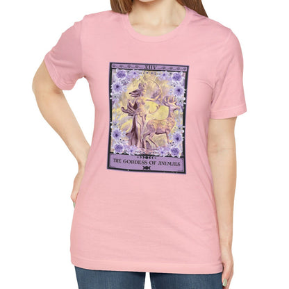 The Goddess of Animals Tarot Card Shirt, Artemis Goddess