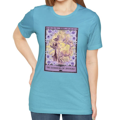 The Goddess of Animals Tarot Card Shirt, Artemis Goddess