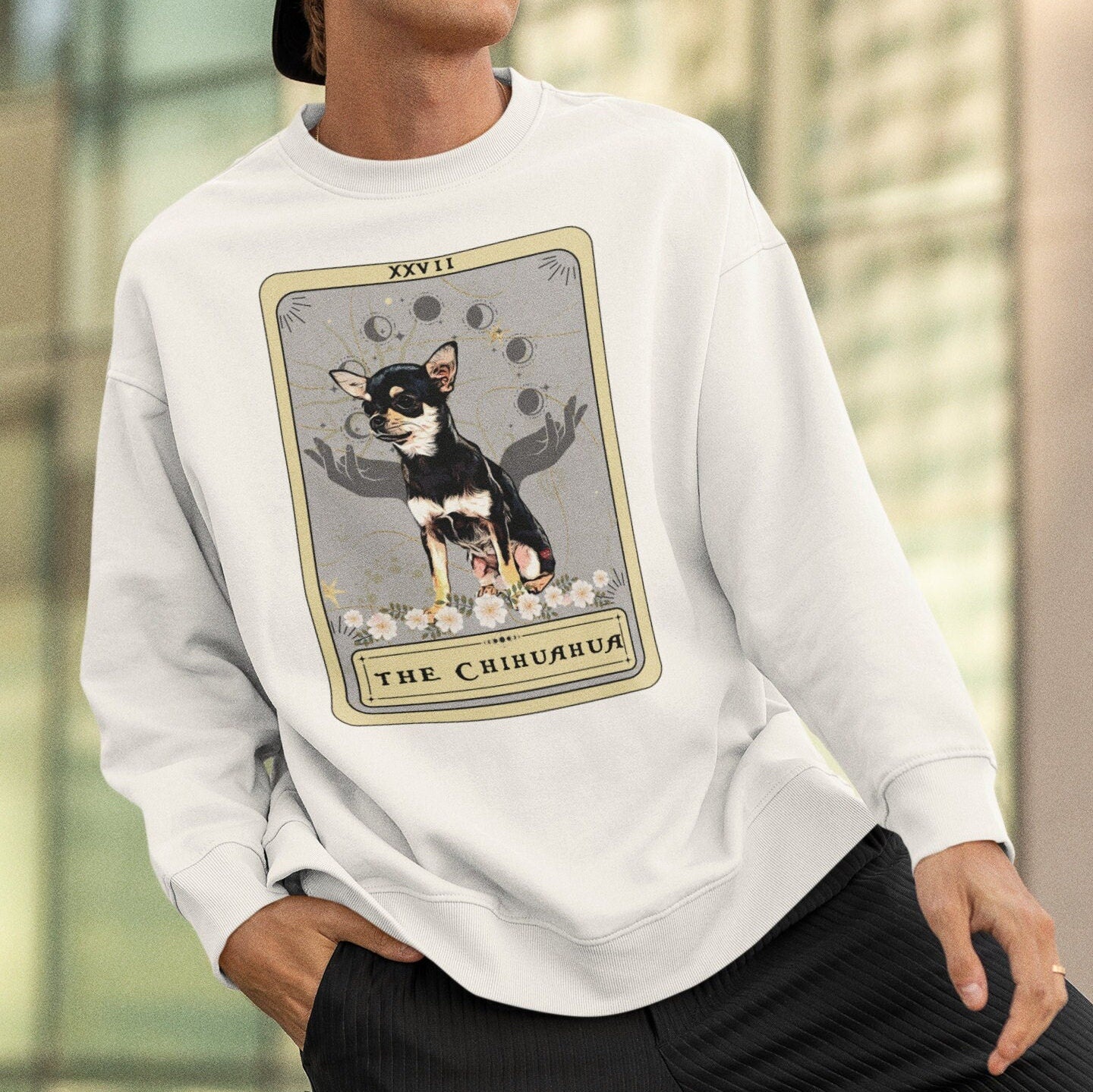 Chihuahua Tarot Card Sweatshirt