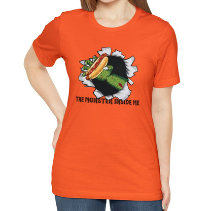 Hot Dog Halloween Shirt, The Monster Inside Me