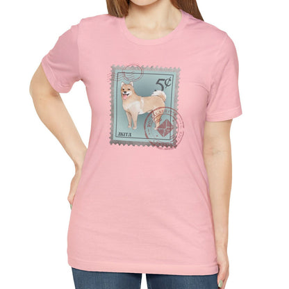 Akita Postage Stamp Shirt