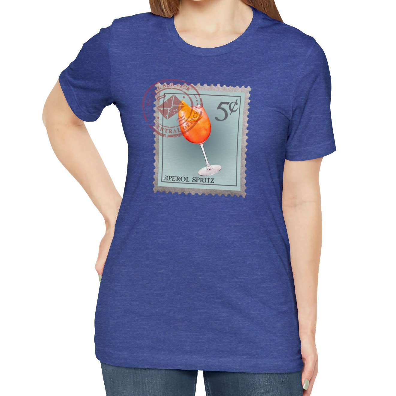 Aperol Spritz Postage Stamp Shirt