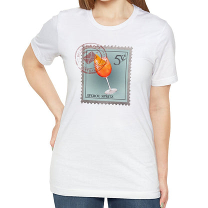 Aperol Spritz Postage Stamp Shirt