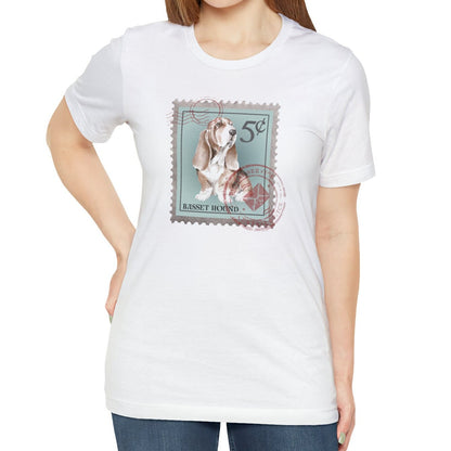 Basset Hound Postage Stamp Shirt