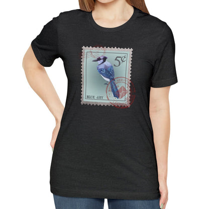 Blue Jay Postage Stamp Shirt