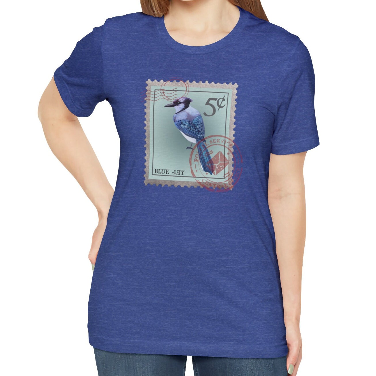 Blue Jay Postage Stamp Shirt