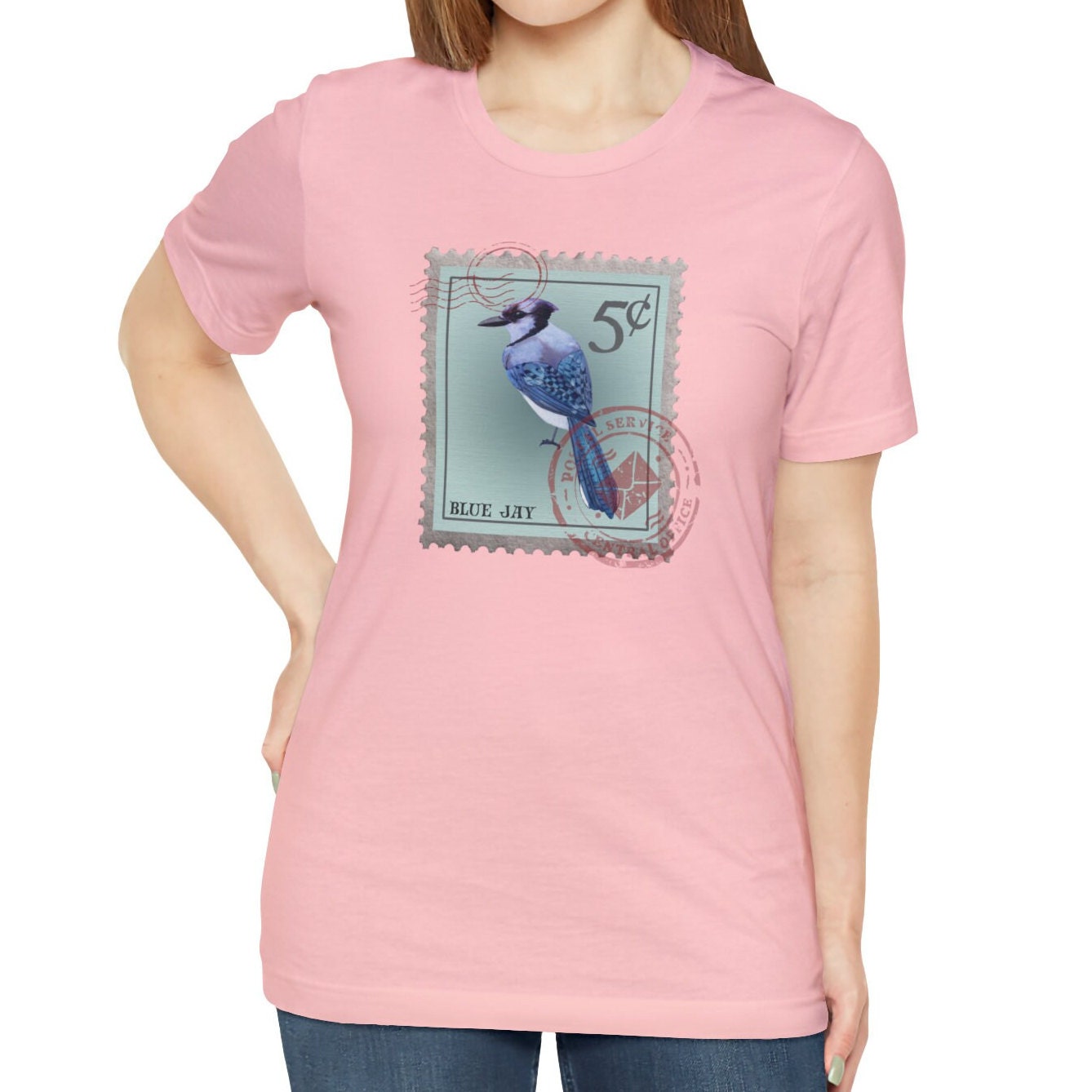 Blue Jay Postage Stamp Shirt