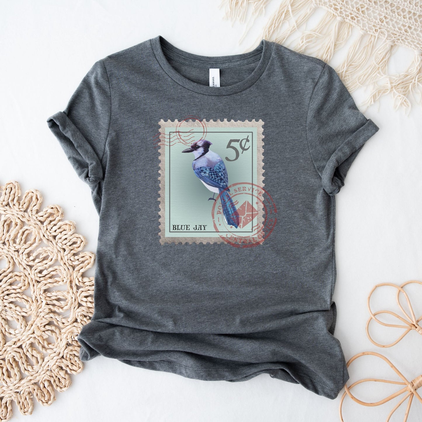 Blue Jay Postage Stamp Shirt