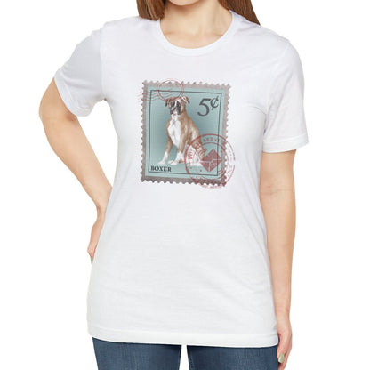 Boxer dog Postage Stamp Shirt