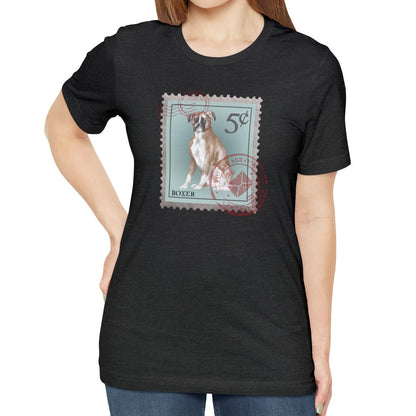 Boxer dog Postage Stamp Shirt