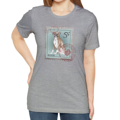 Boxer dog Postage Stamp Shirt