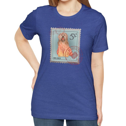 Briard Postage Stamp Shirt