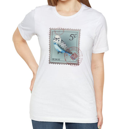 Budgie Postage Stamp Shirt