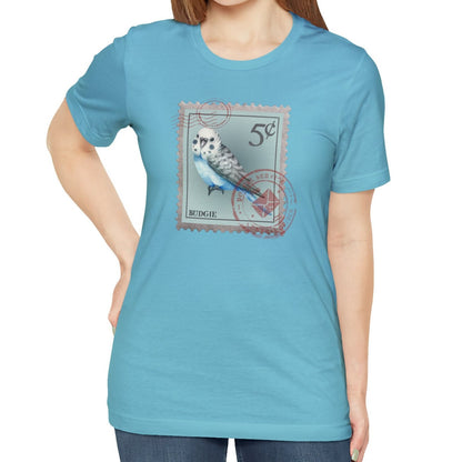 Budgie Postage Stamp Shirt