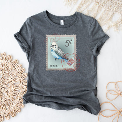 Budgie Postage Stamp Shirt