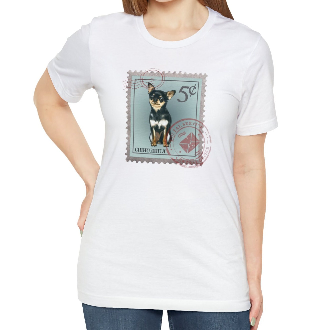 Chihuahua Postage Stamp Shirt