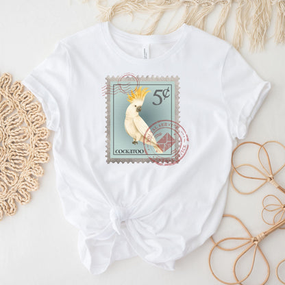 Cockatoo Postage Stamp Shirt