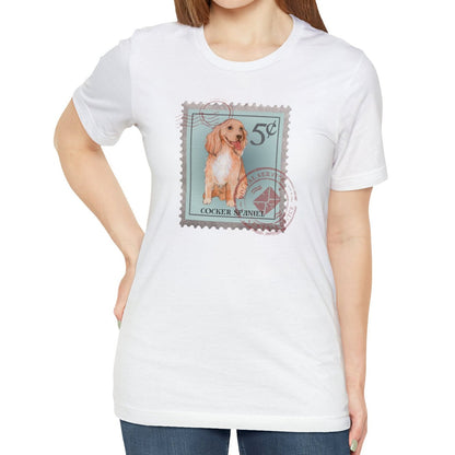 Cocker Spaniel Postage Stamp Shirt