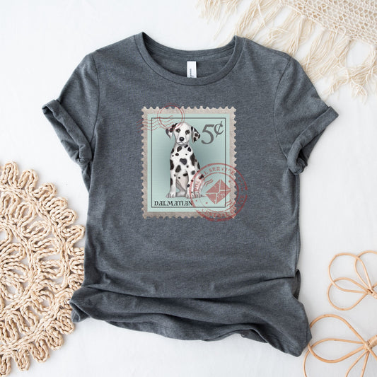 Dalmatian Dog Postage Stamp Shirt