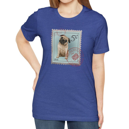 Pug Postage Stamp Dog Shirt