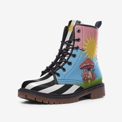 Colorful Mushroom Boots