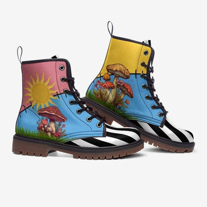 Colorful Mushroom Boots