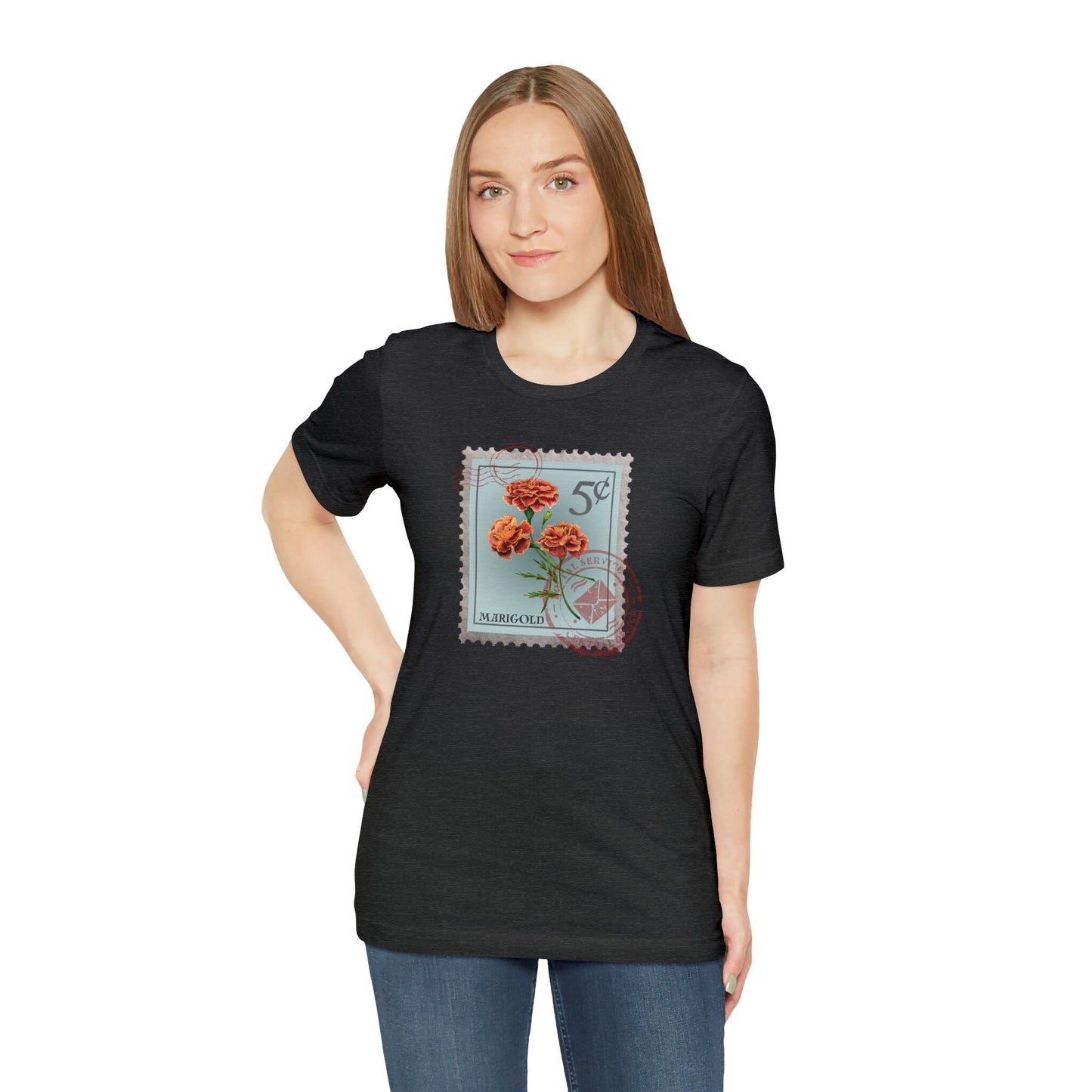 October Birth Month Flower Shirt, Marigold