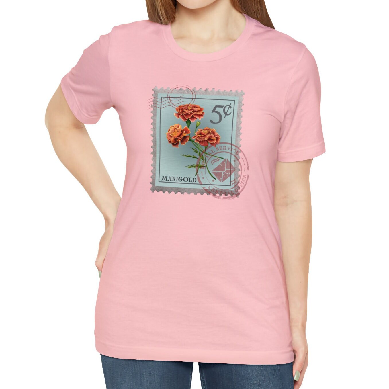 October Birth Month Flower Shirt, Marigold