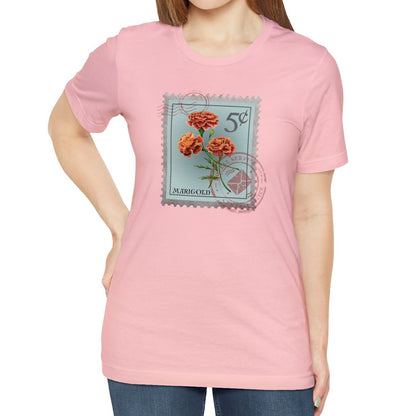 October Birth Month Flower Shirt, Marigold