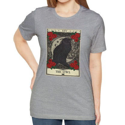 Owl Tarot Card Shirt, Bird Lover