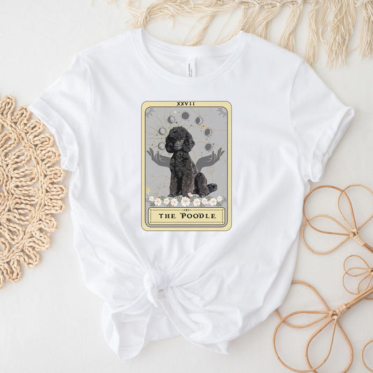 Poodle Tarot Card Shirt Dog Lover