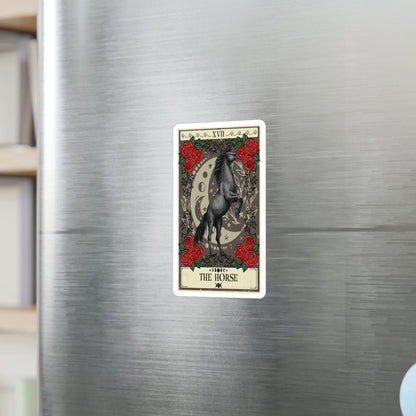 Horse Tarot Card Sticker, Animal 3" x 4"